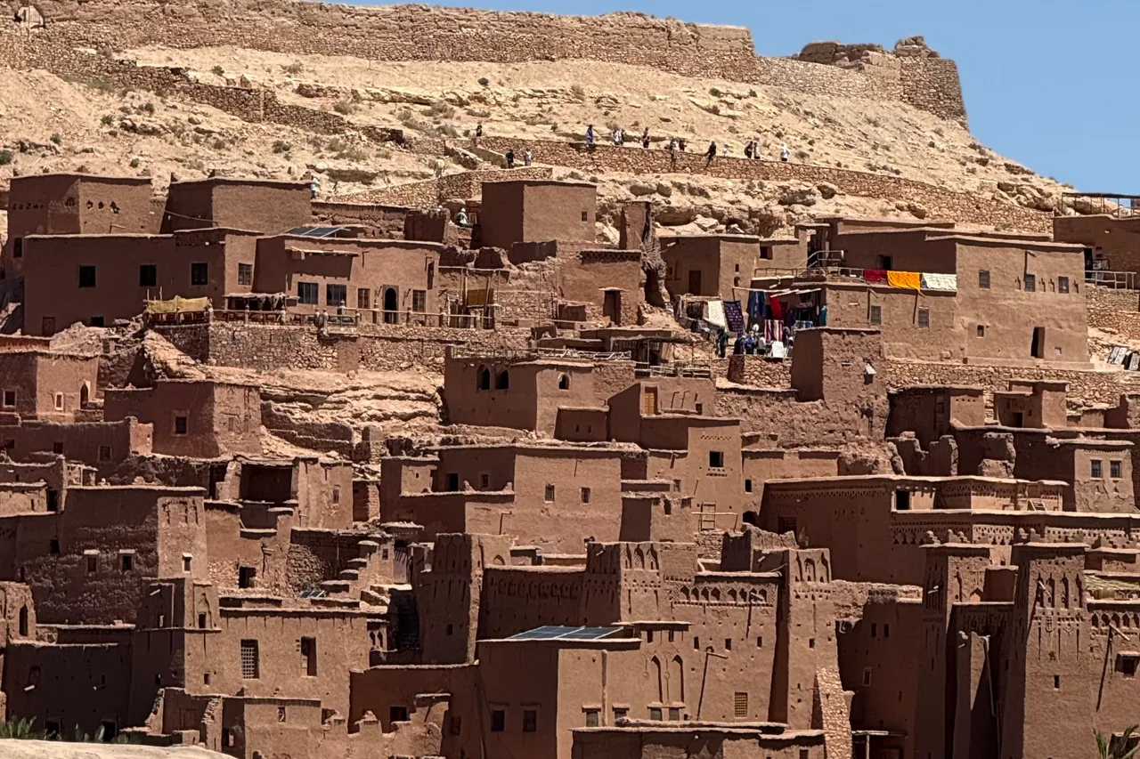 Earth-built towers and terraces at Aït Ben Haddou